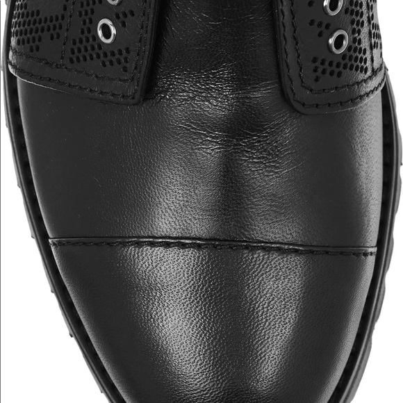 JIMMY CHOO Jimmy Choo Hatcher perforated leather boots 9/38.5 - Picture 5 of 13